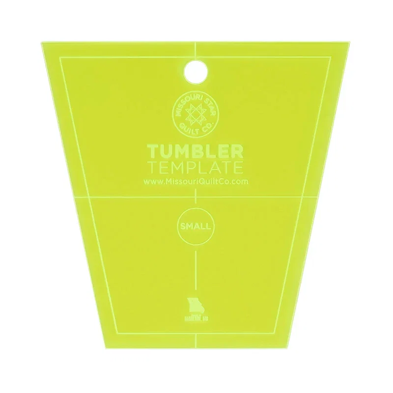 Missouri Star Small Tumbler Template for 5" Charm Packs