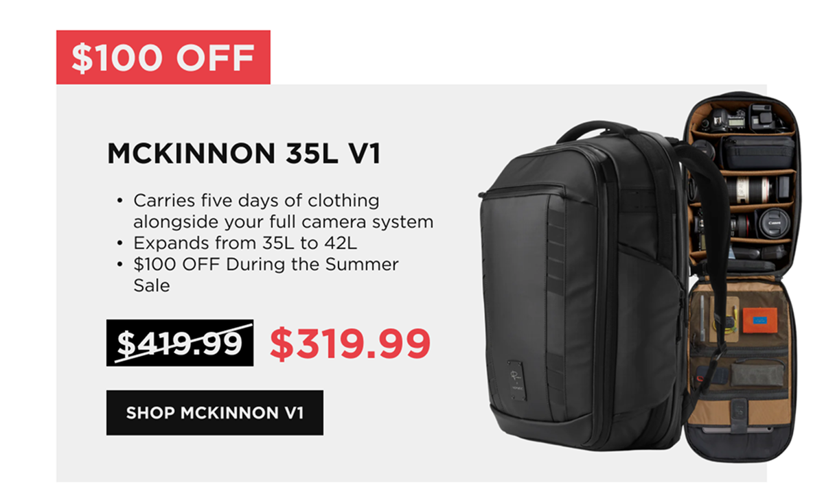 MCKINNON 35L V1  [SHOP MCKINNON V1]