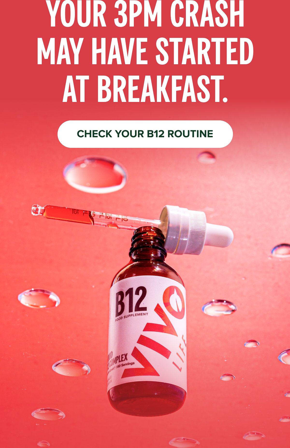 Your 3PM crash may have started at breakfast. Check your B12 routine.
