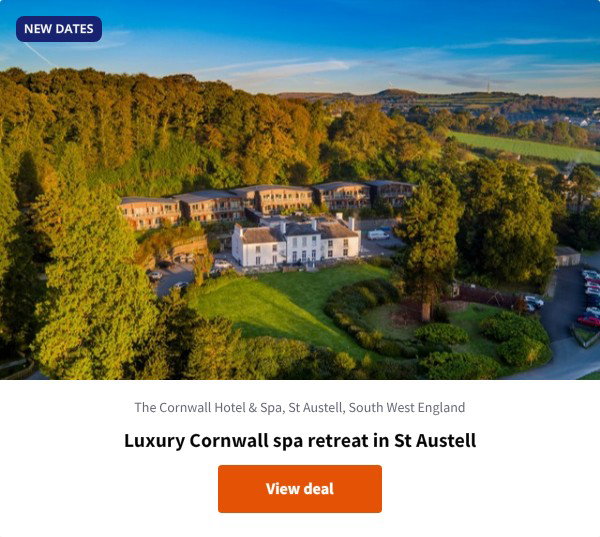 Luxury Cornwall spa retreat in St Austell