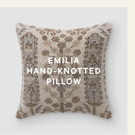 Emilia Hand-Knotted Pillow