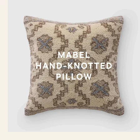 Mabel Hand-Knotted Pillow