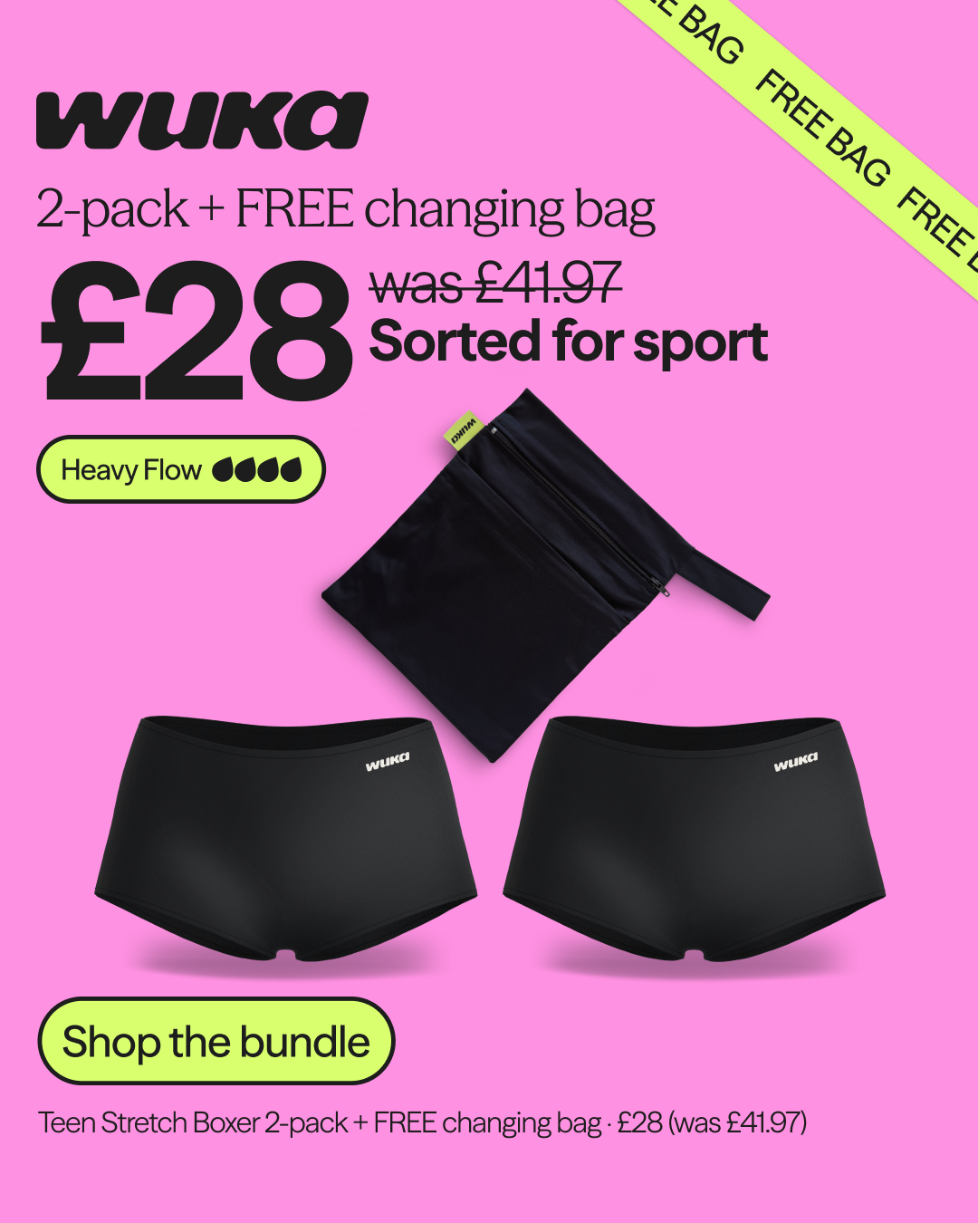 2-Pack + FREE changing bag
