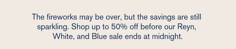 Shop Reyn, White & Blue Sale