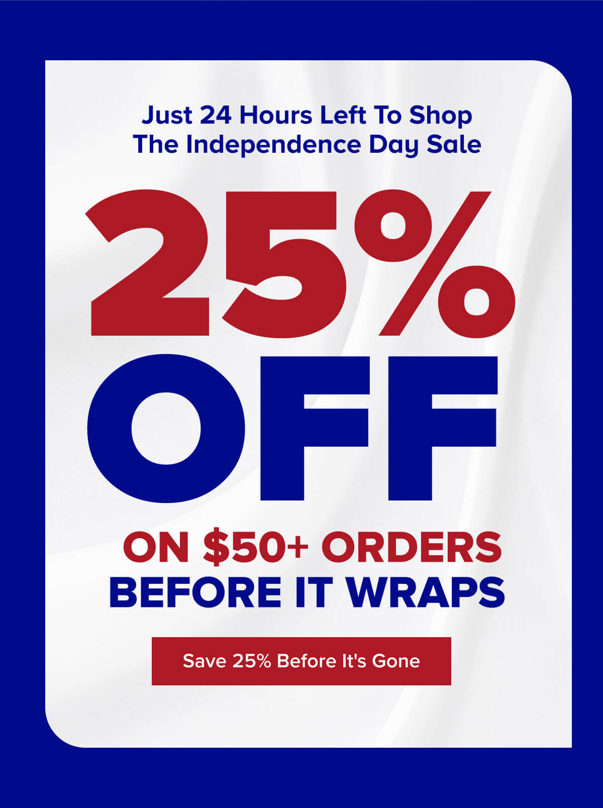 Save25% Before It's Gone