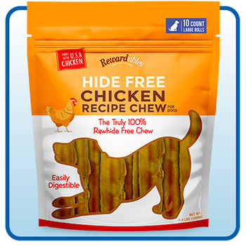 Rewardables Hide Free Chicken Recipe Chew for Dogs, 2.4 lbs
