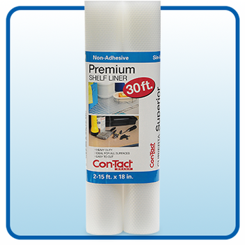 Con-Tact Shelf Liner, 18-inch X 15', 2-Pack