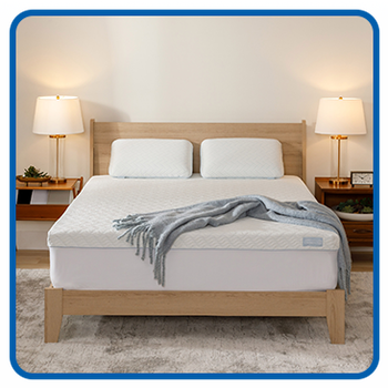 Serenity by Tempur-Pedic 3” Cooling Memory Foam Mattress Topper, Queen OR King