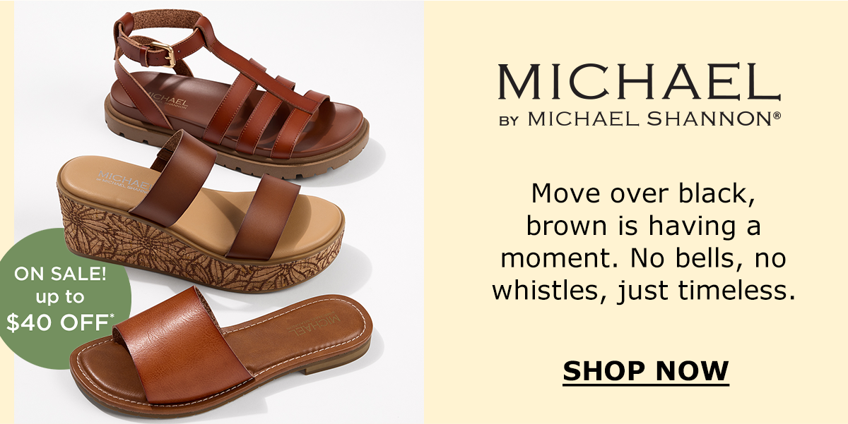 Michael by Michael Shannon | Move over black, brown is having a moment. No bells, no whistles, just timeless. | SHOP NOW