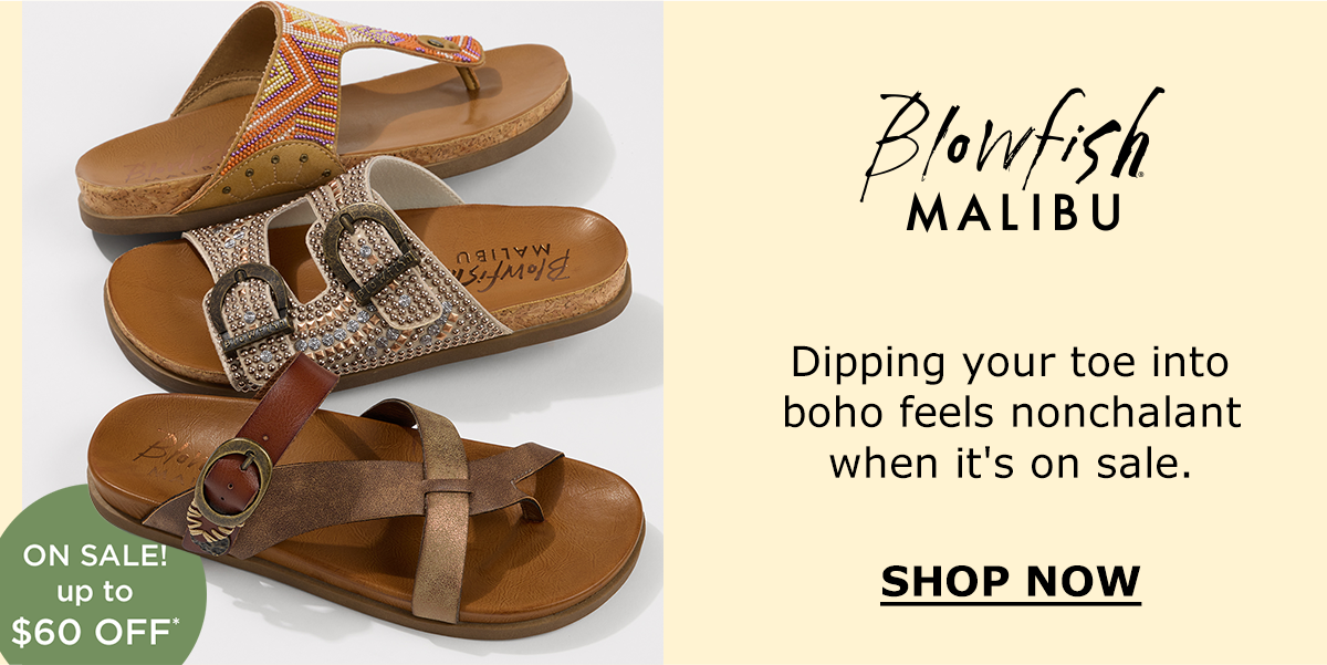 Blowfish Malibu | Dipping your toe into boho feels nonchalant when it's on sale.  | SHOP NOW