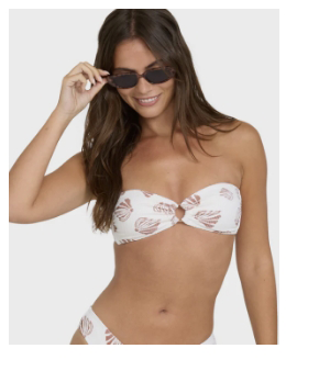 Sandy Shells Rio Bandeau Bikini Top