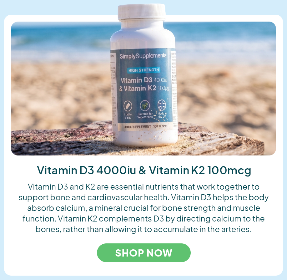 Vitamin D3 4000iu & Vitamin K2 100mcg
