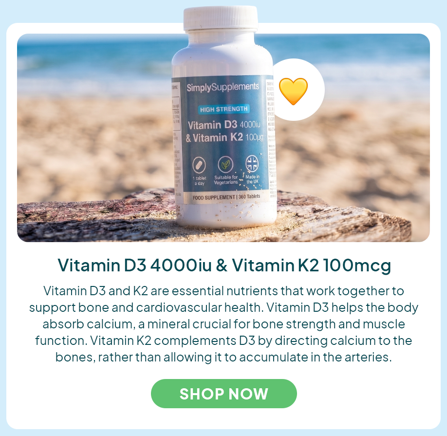 Vitamin D3 4000iu & Vitamin K2 100mcg