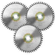 Festool 491952 160mm x 20mm 48T Wood Saw Blade - Pack of 3