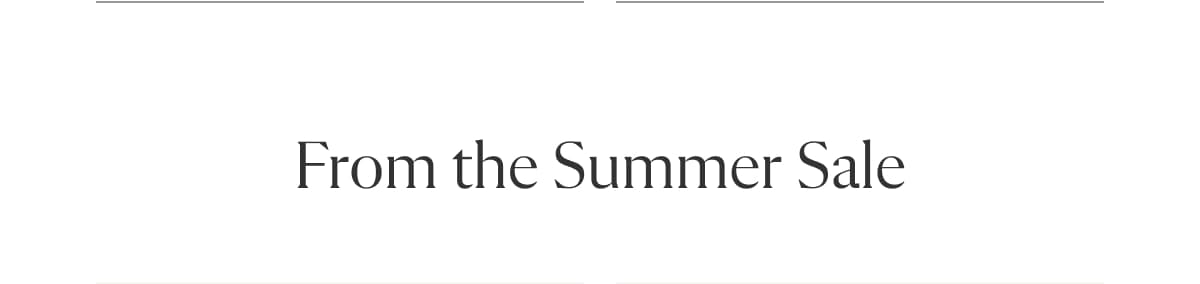 From the Summer Sale