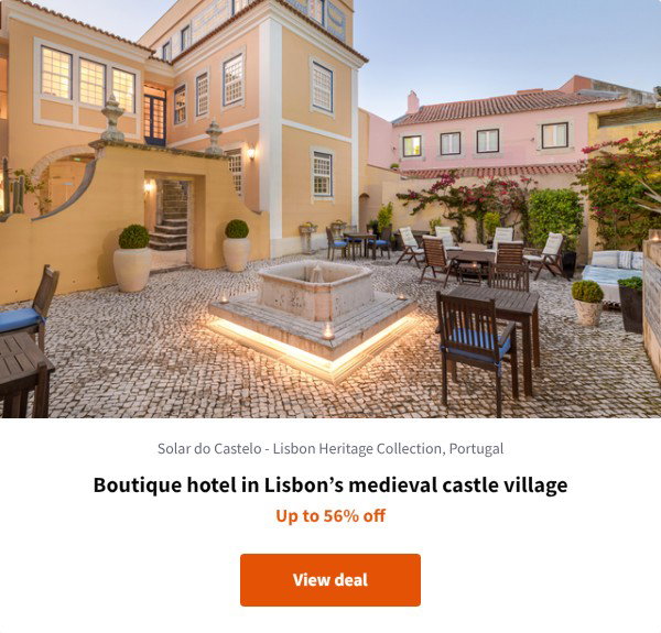 Boutique hotel in Lisbon%27s medieval castle village