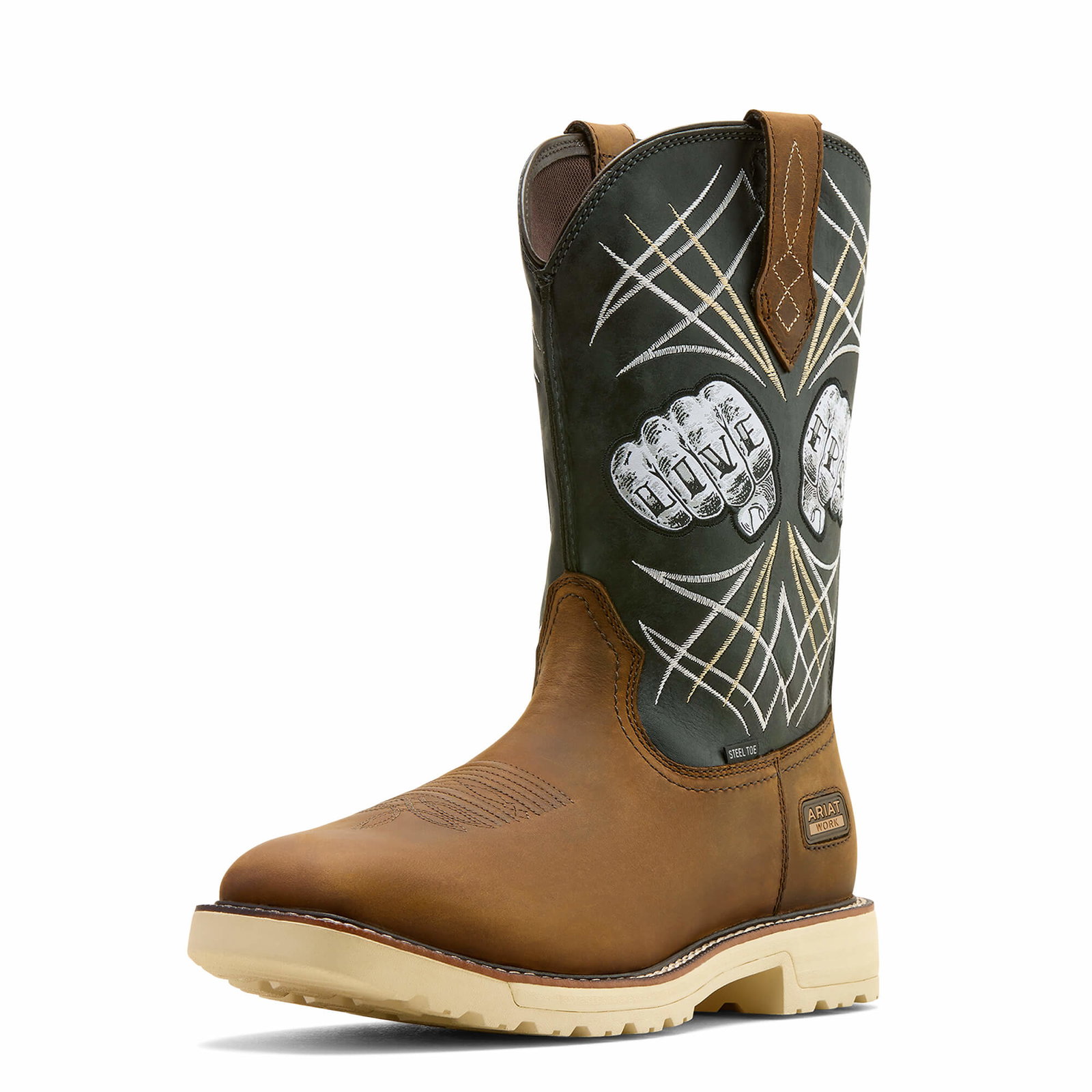 Men’s Activator Live Free Wide Square Toe Steel Toe Work Boot