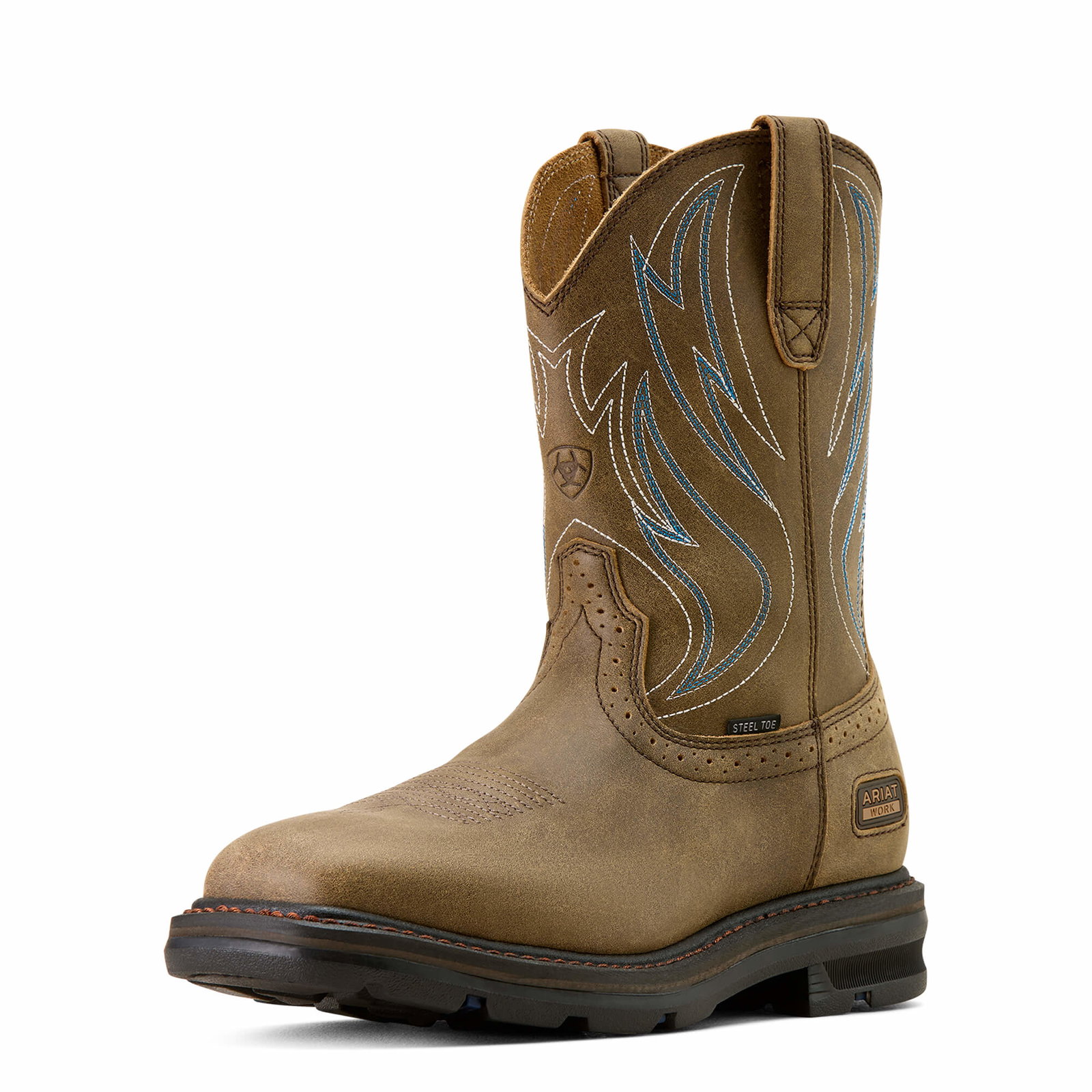 Men’s Sierra Shock Shield Wide Square Toe Steel Toe Work Boot