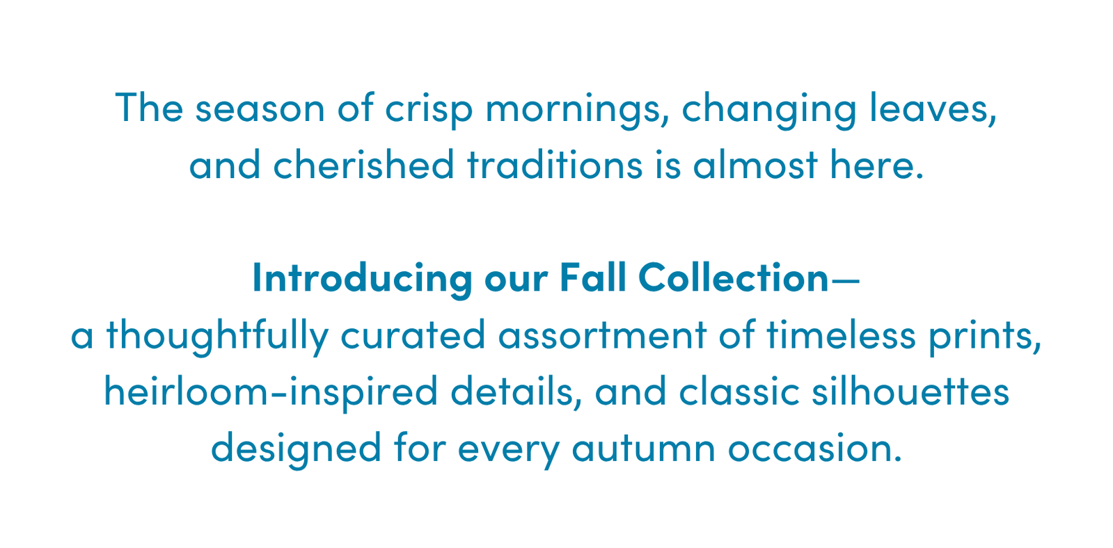 Fall Starts Here