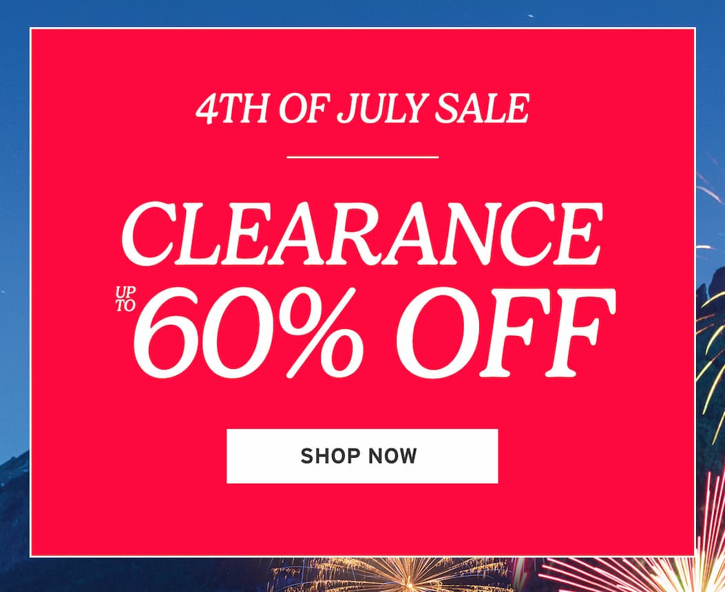 Up to 60% Off Clearance Styles