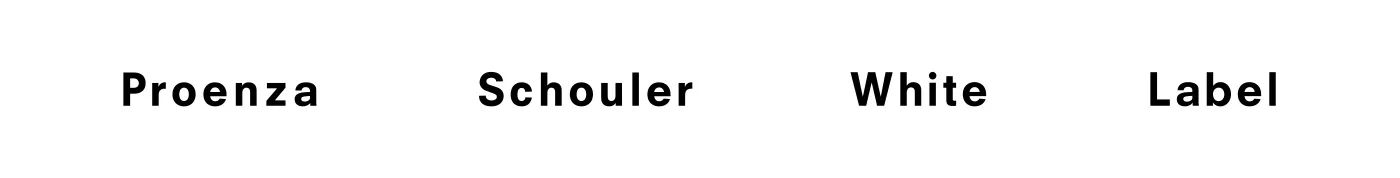Proenza Schouler White Label
