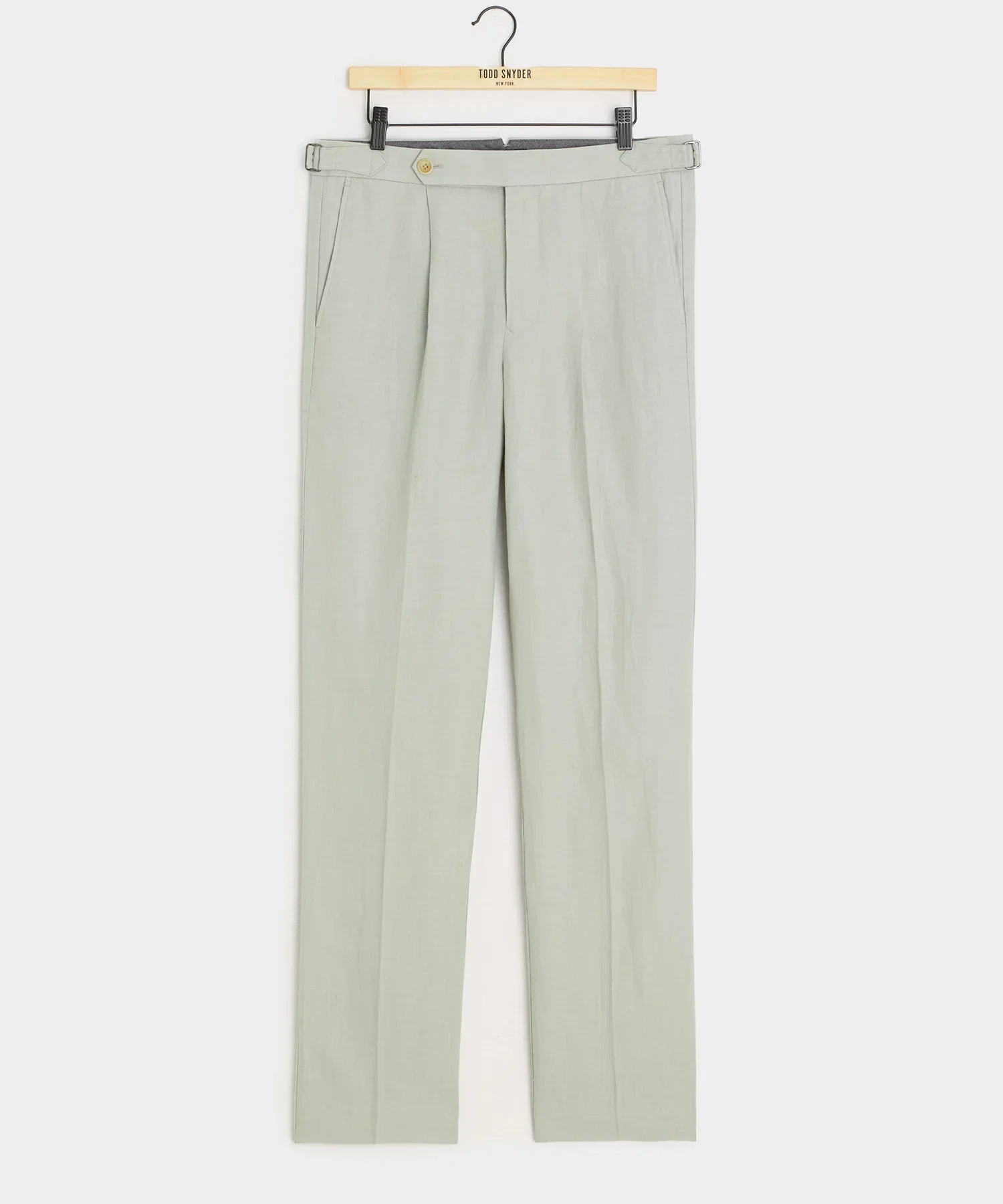 Image of Irish Linen Side Tab Trouser