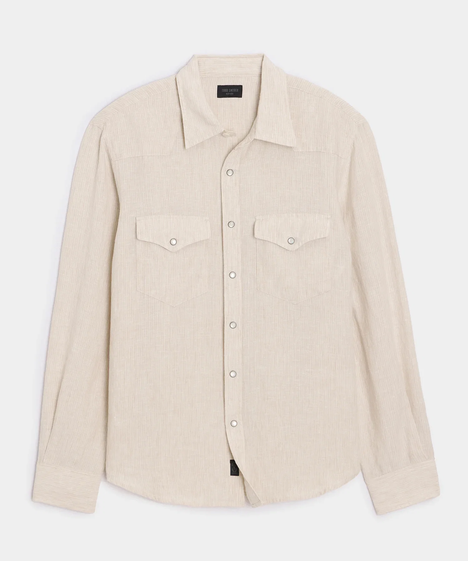 Image of Linen Western Shirt