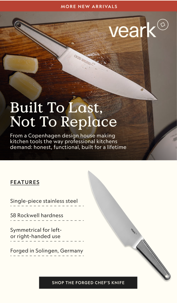Veark forged chefs knife