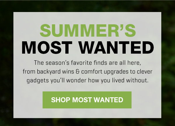 Summer's Most Wanted! Our hottest products -- get 20% off