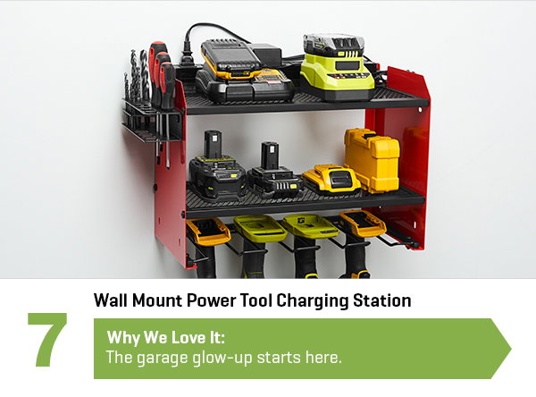 Wall Mount Power Tool Charging Station