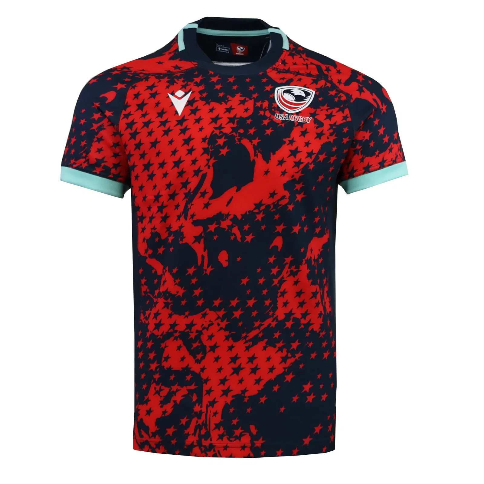 Image of USA Rugby 25/26 Training Rugby Jersey # 1 by Macron