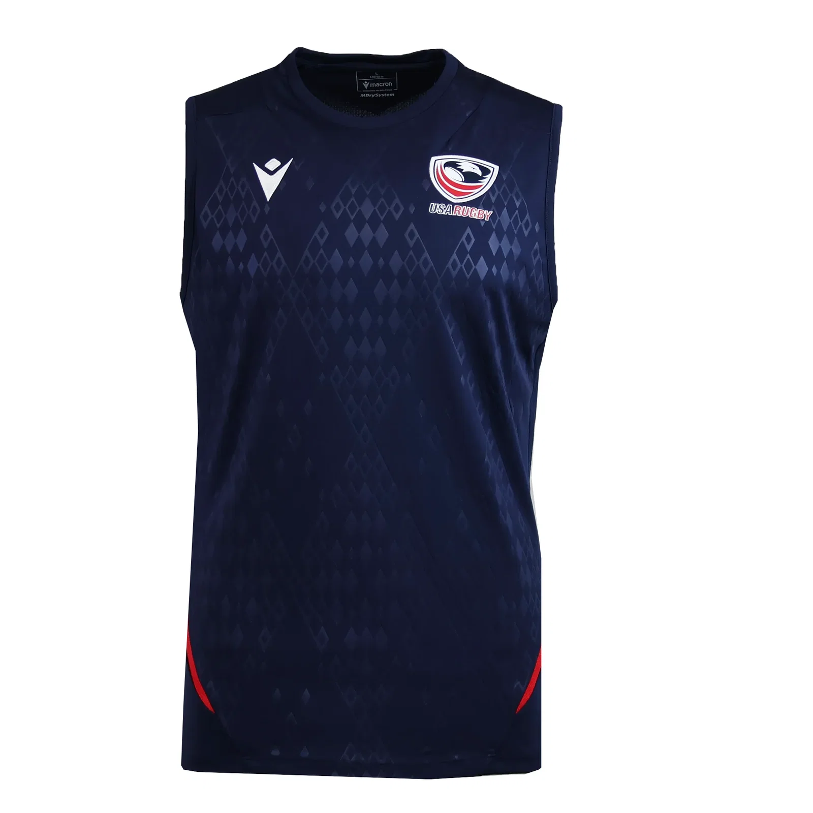 Image of USA Rugby 25/26 Training Poly Singlet by Macron