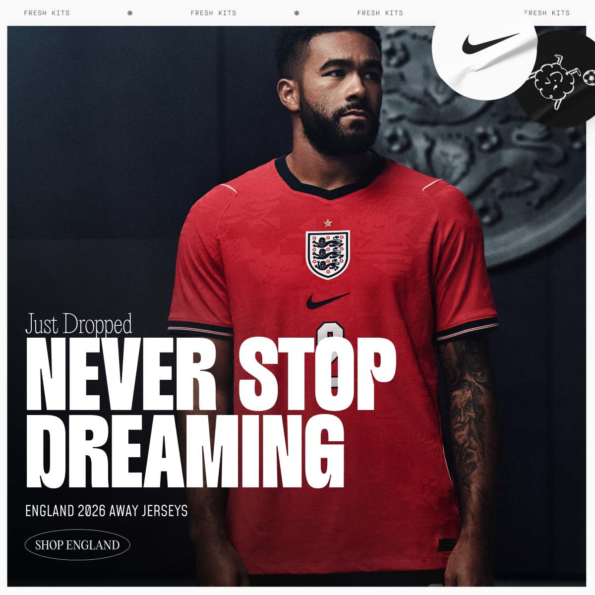 Shop England gear