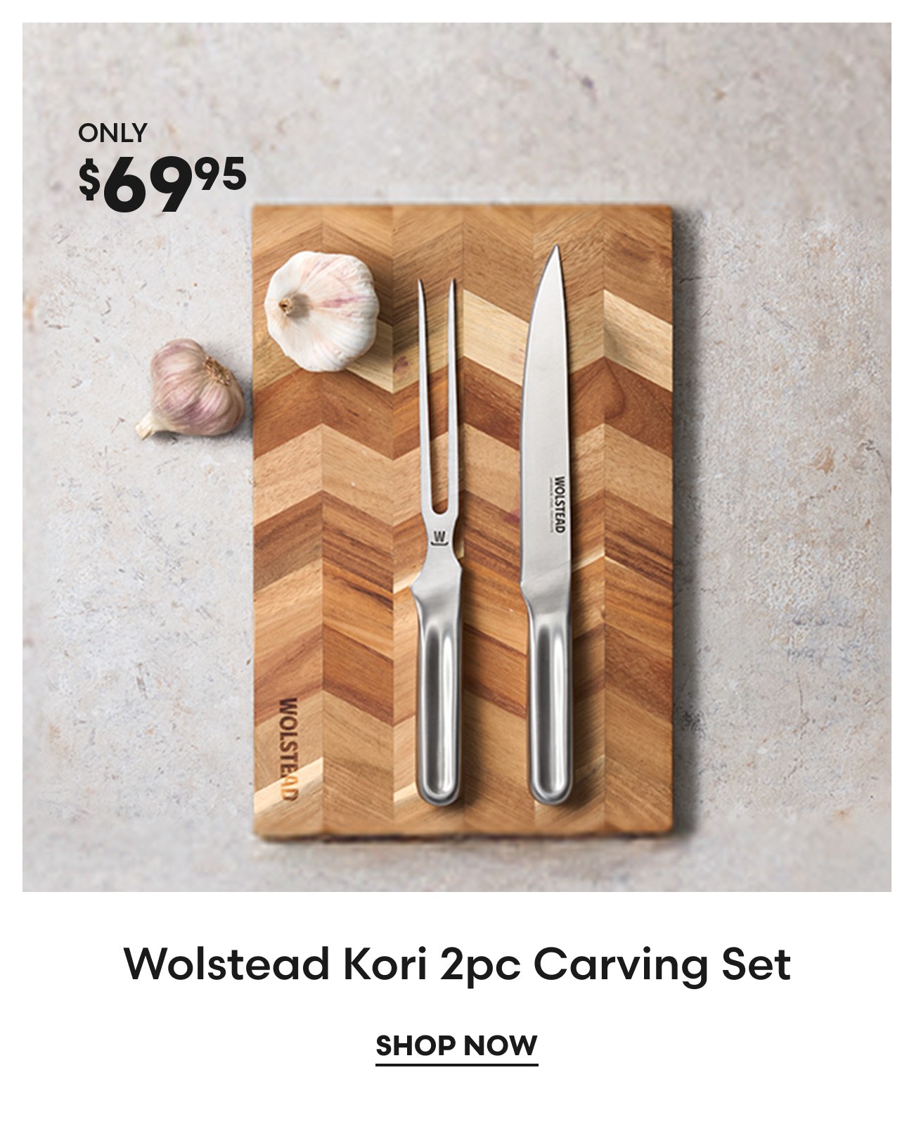 Wolstead Kori 2pc Carving Set
