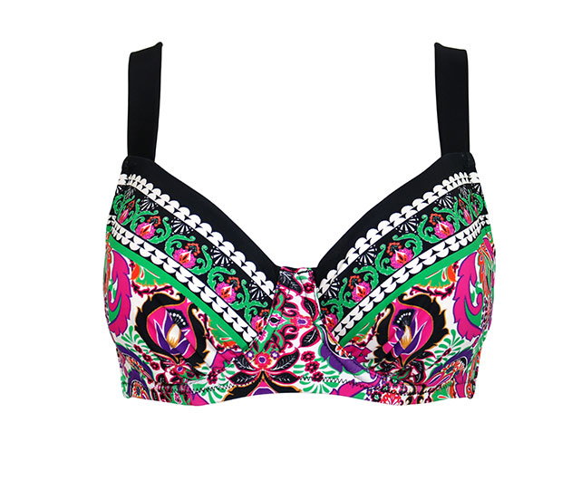 Maldives Non-Padded Underwired Bikini Top - Multi