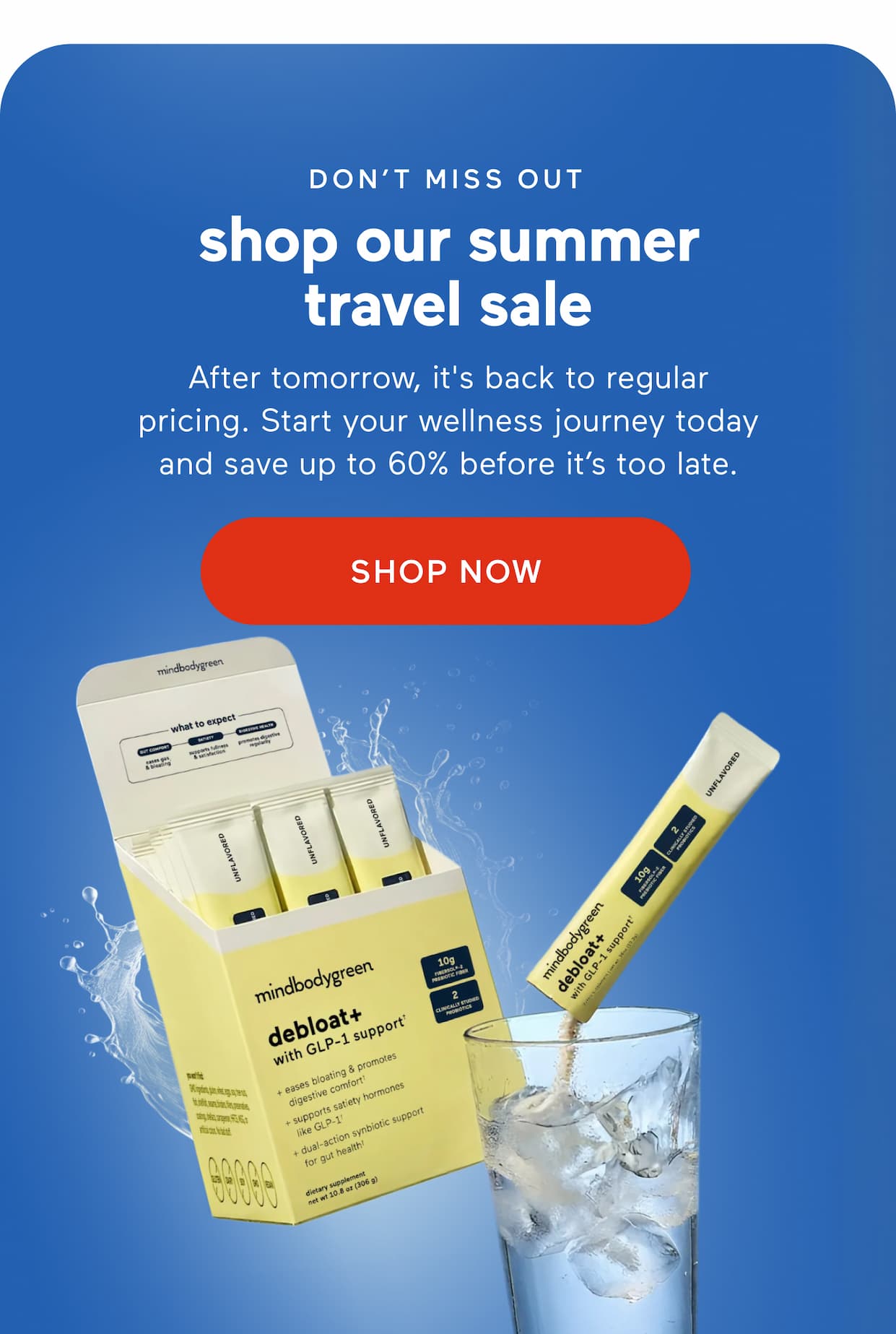 don't miss our summer travel sale