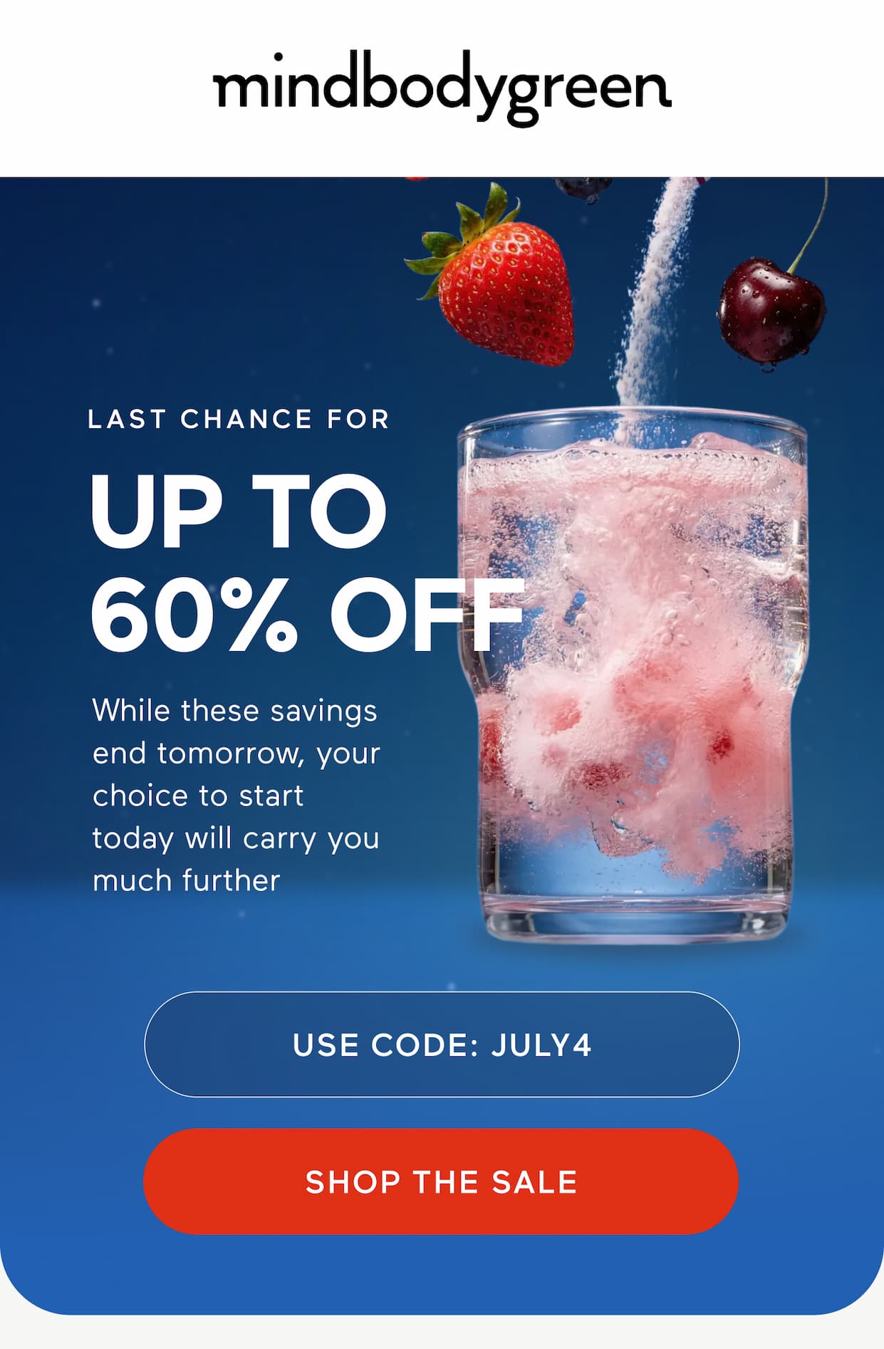 Last chance for up to 60% OFF 