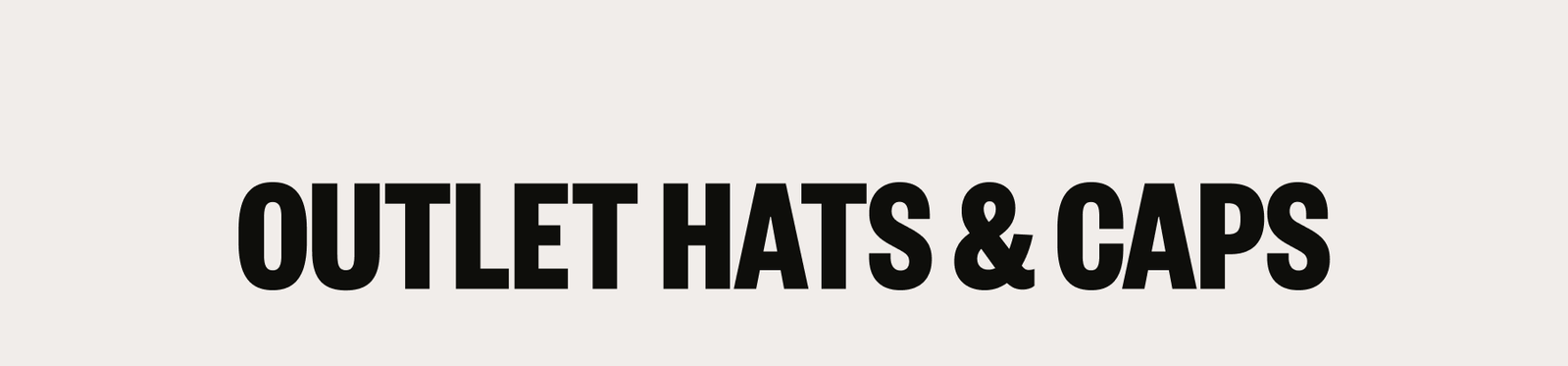 Outlet Hats & Caps