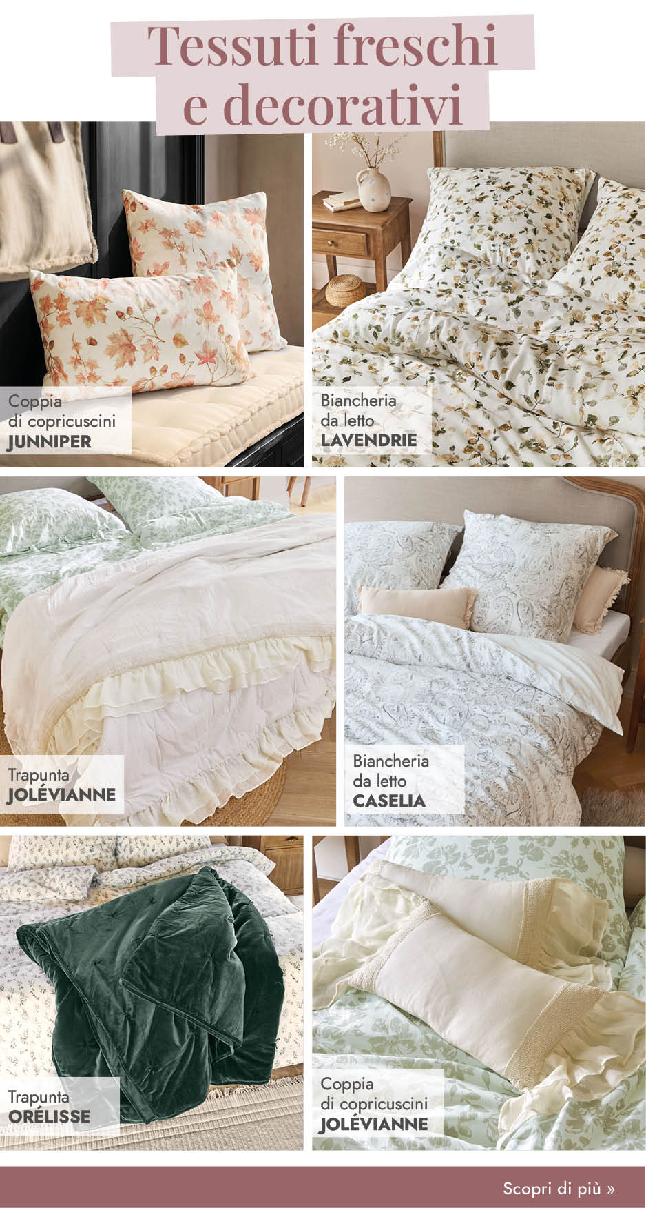 Tessuti freschi e decorativi | LOBERON