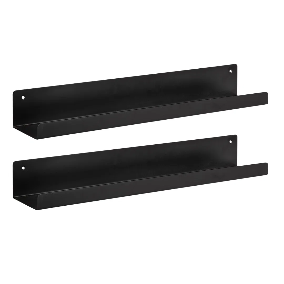 Tara 23.75" W Metal Rectangle Floating Shelves