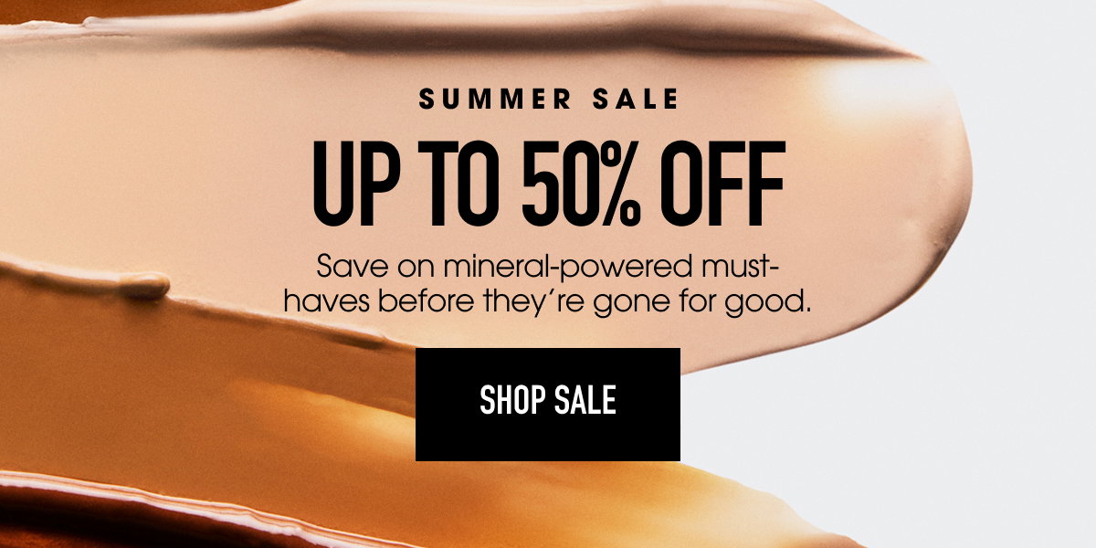 Summer sale, up to 50% off