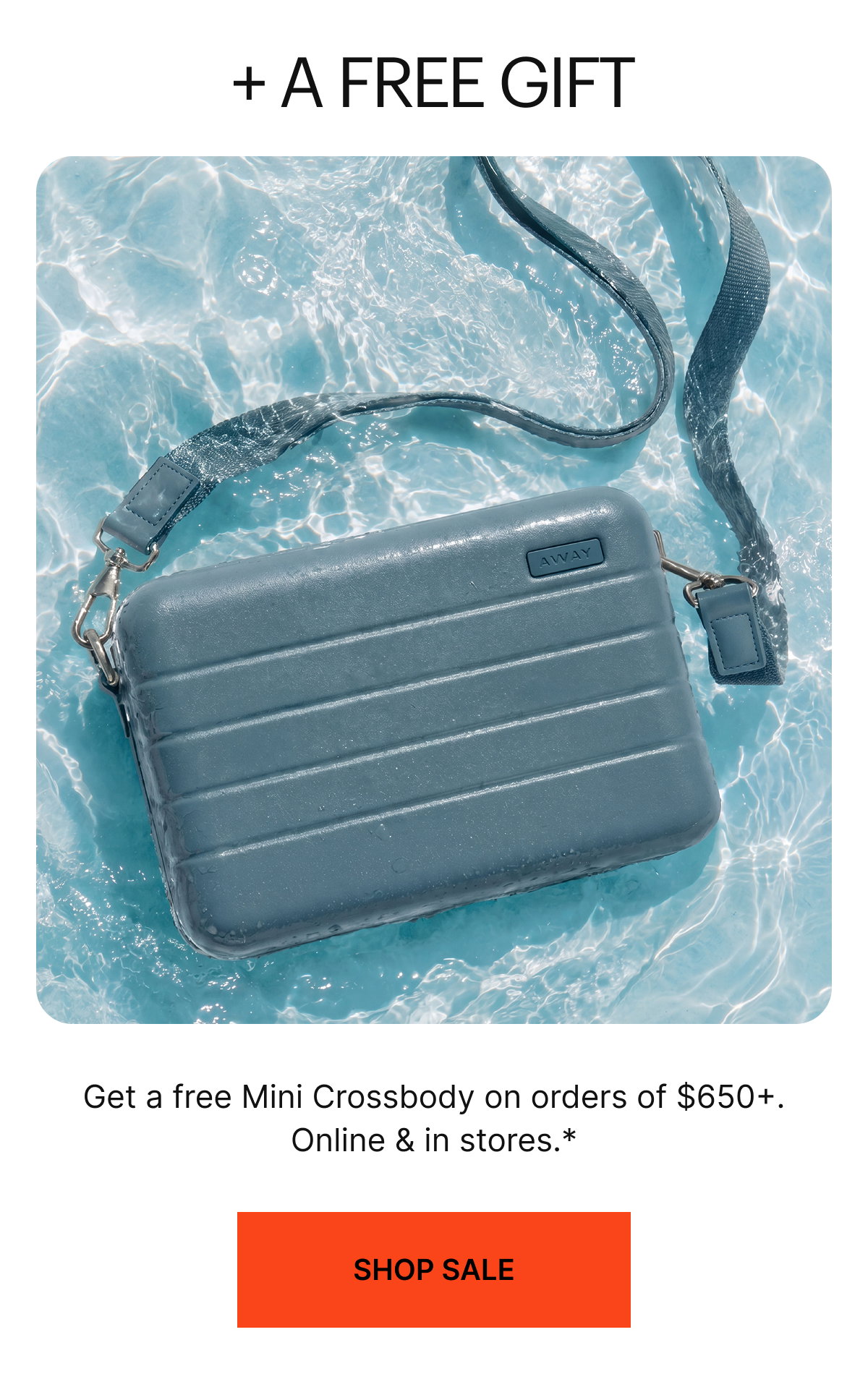 + A FREE GIFT | Get a free Mini Crossbody on orders of $650+. Online & in stores.*
