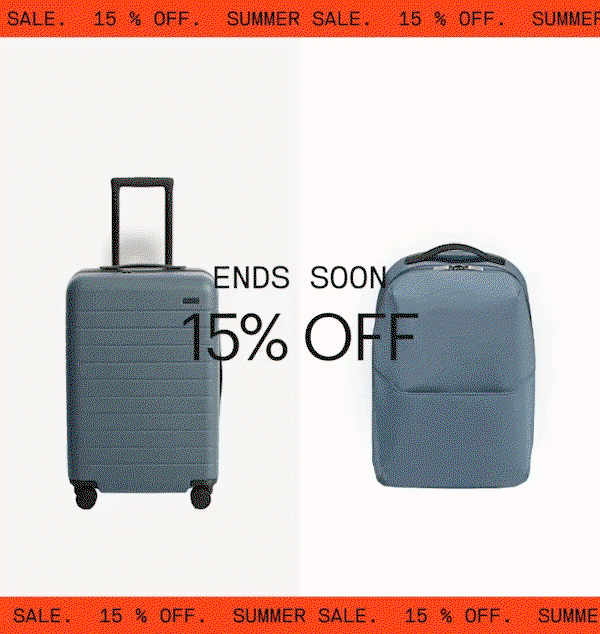 ENDS SOON | 15% OFF