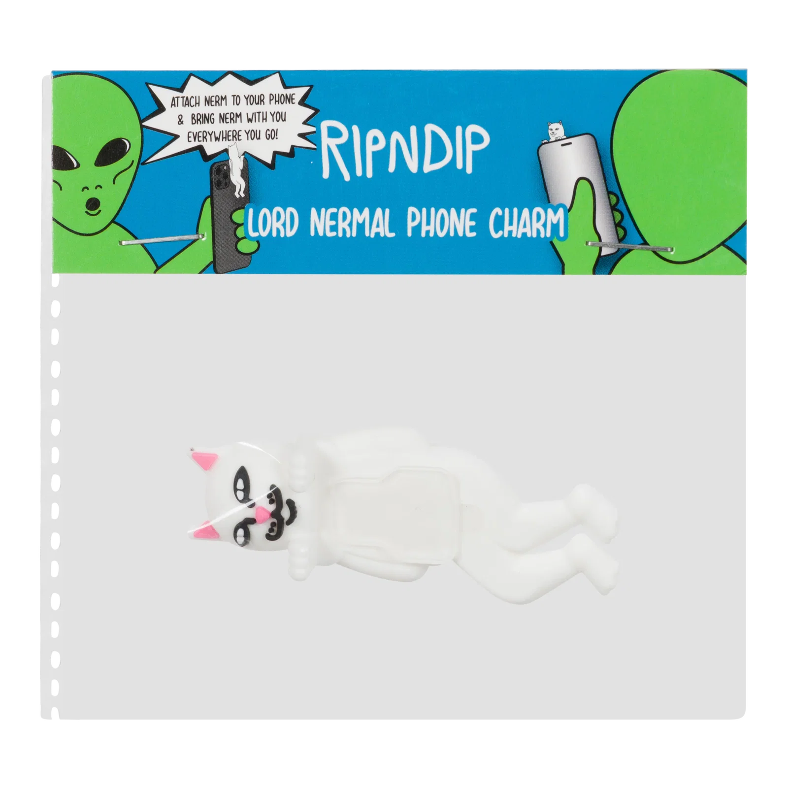Image of Lord Nermal Phone Charm (White)