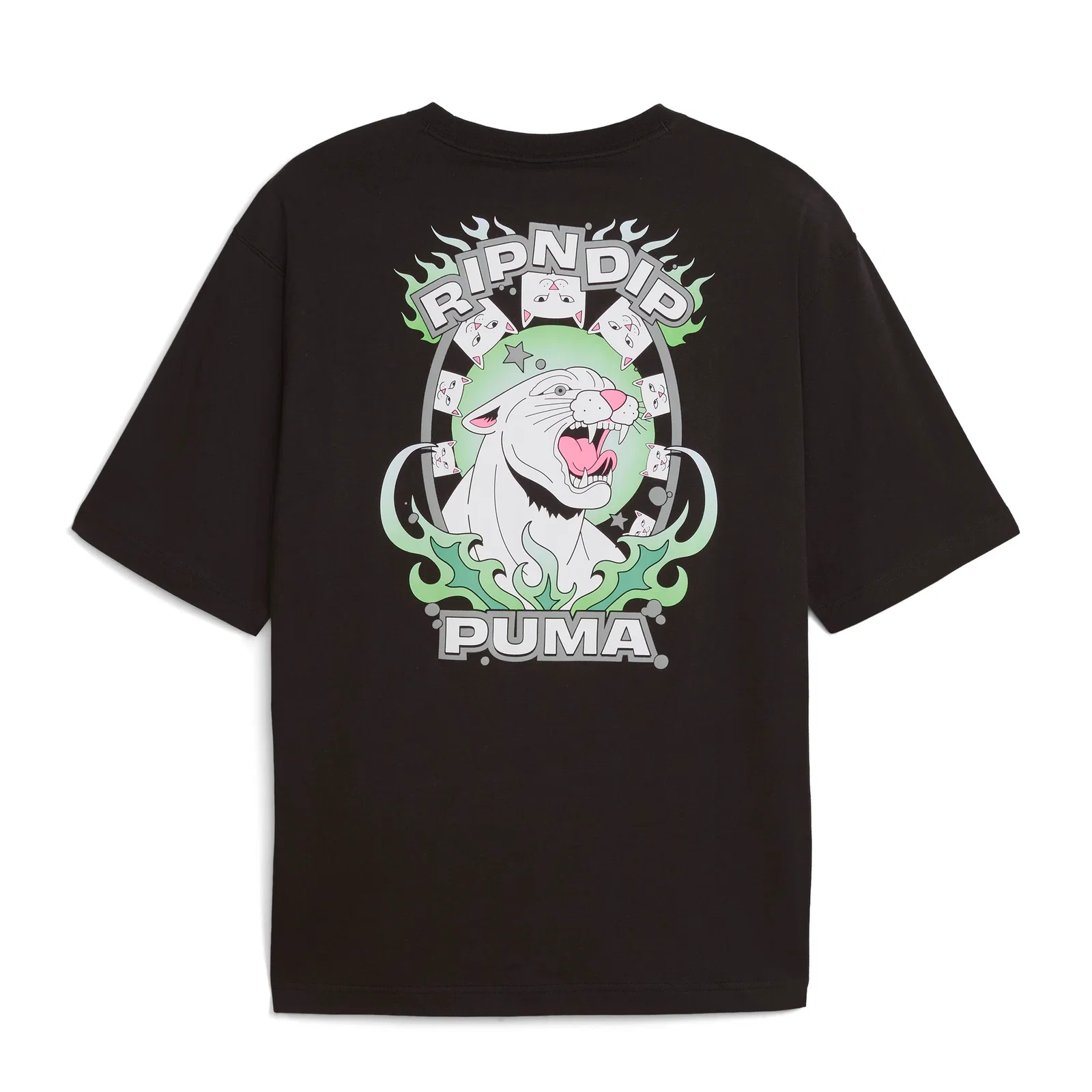 Image of PUMA X RIPNDIP Boxy Graphic Tee (Puma Black)
