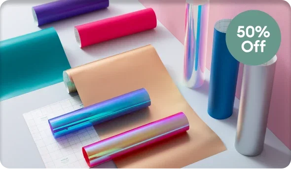 50% off materials. 