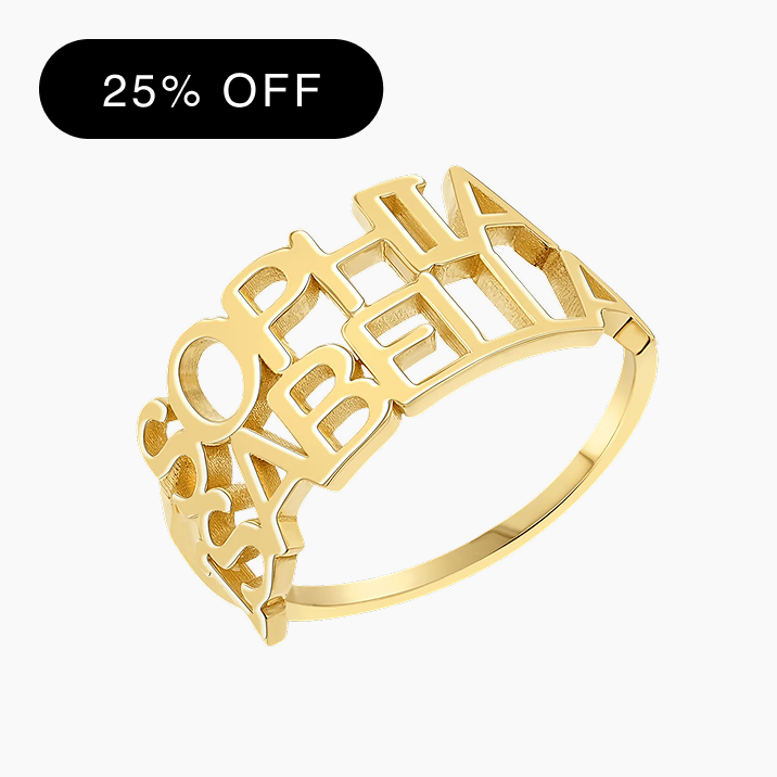 Linear Double Name Ring
