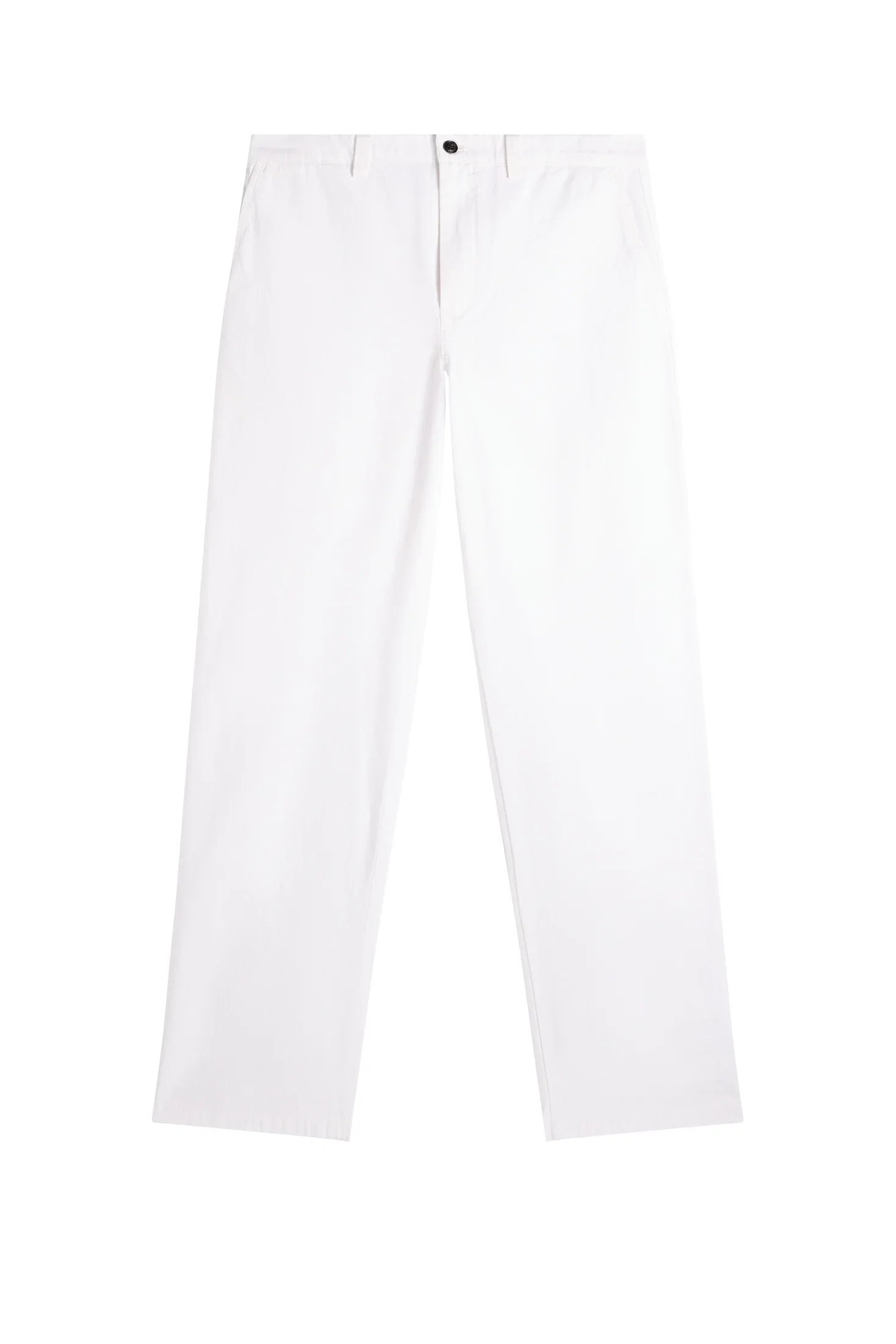 Image of Devyn  Cotton Twill Pants / White