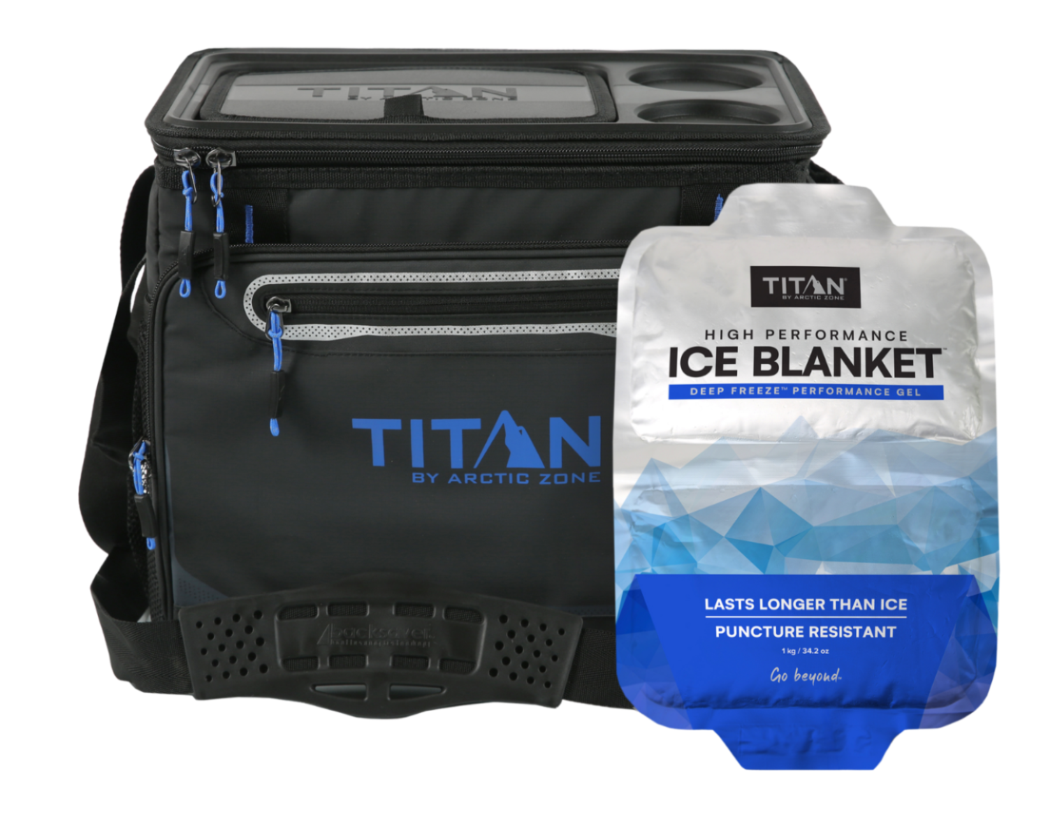30 Can Iceless™ Collapsible Cooler with TableTop™ Lid and Ice Blanket™