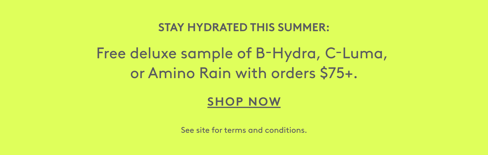 FREE Serum Deluxe Sample With $75+ Orders